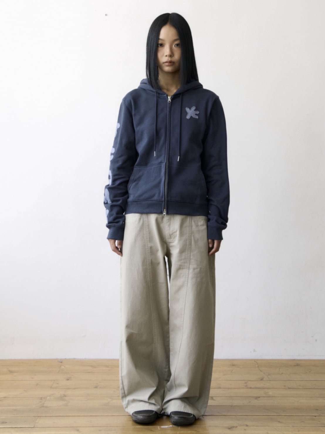 【THECOLDESTMOMENT】TCM tcdmt hooded zip-up