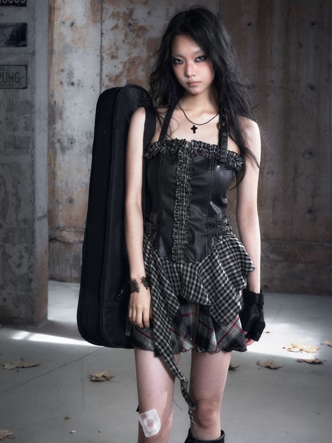 【Cest Nous】Belted Halter Dress / 【セヌー】ベルトホルターフリルワンピース