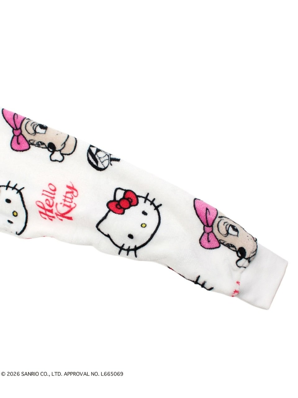 【GALFY×KITTY】ラブリーふわもこ3ピースSET UP / 【ガルフィー×キティー】総柄猫耳３ピースセットアップ