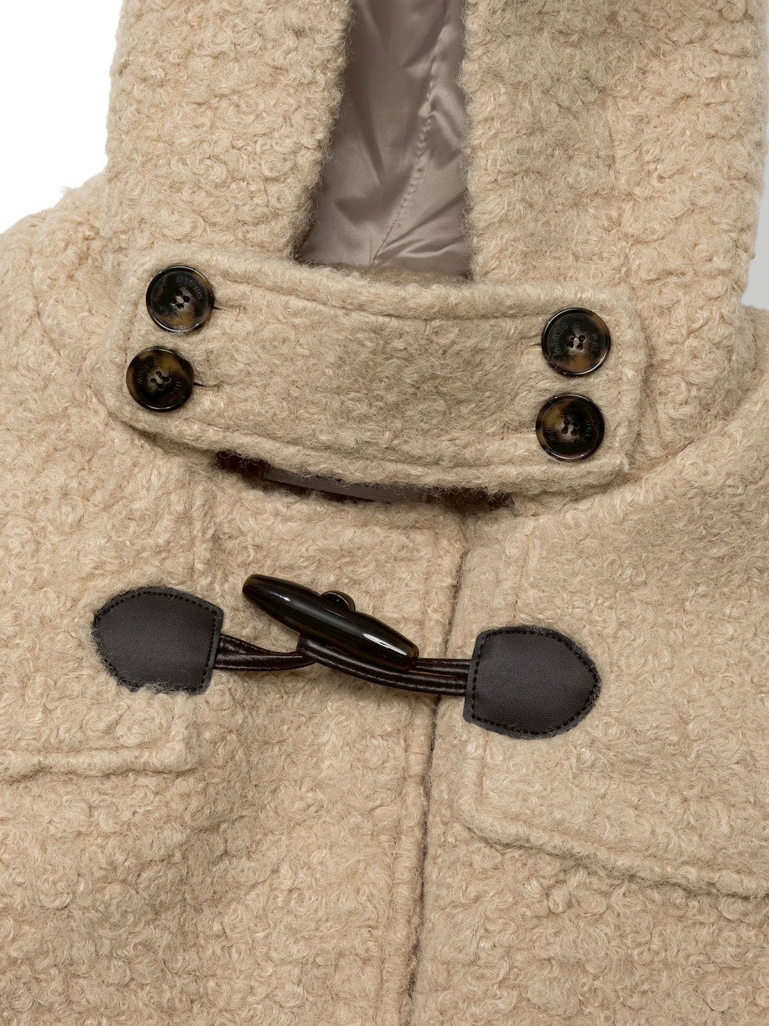 12/21 20:00 発売【Uglyshadow】CURLY DUFFLE COAT