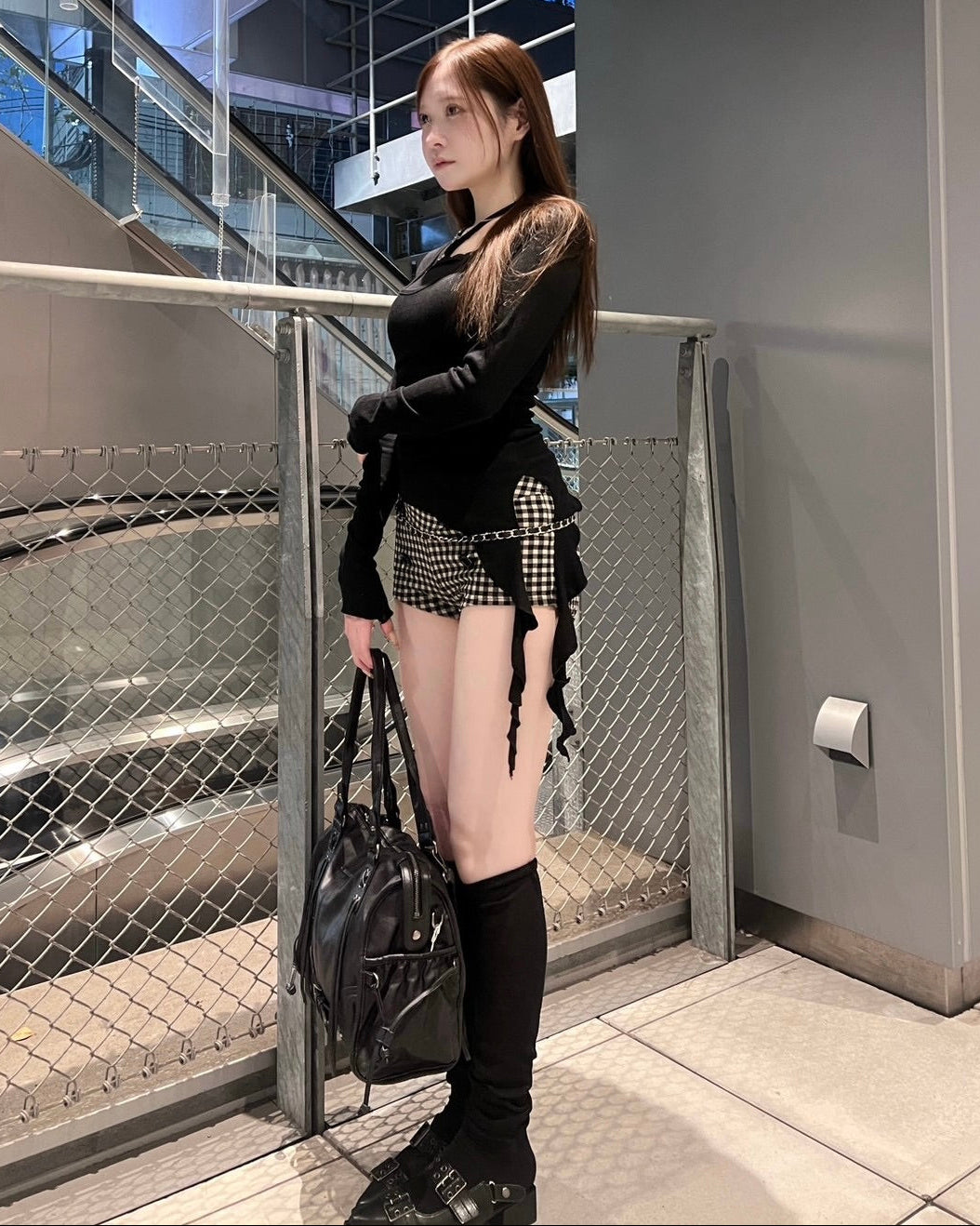受注制【nmtc+】Asymmetry Layered Top (2color)