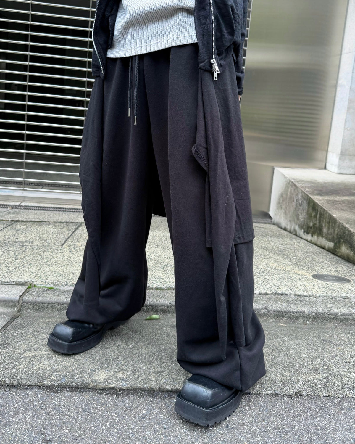 受注制【nmtc+】Drape Layer Pants (2color)