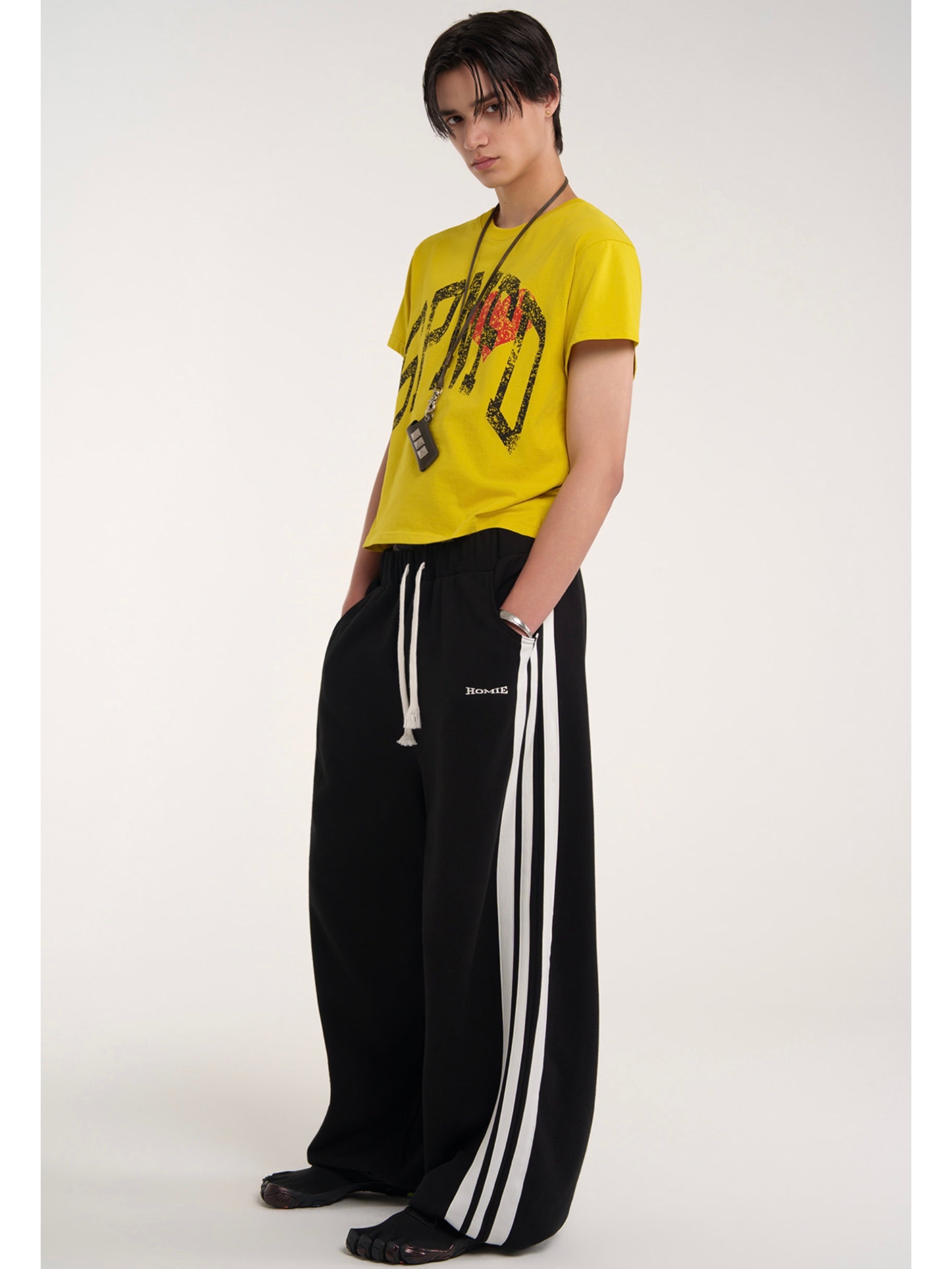 【ESC STUDIO】Homie 3-stripe sweat pants