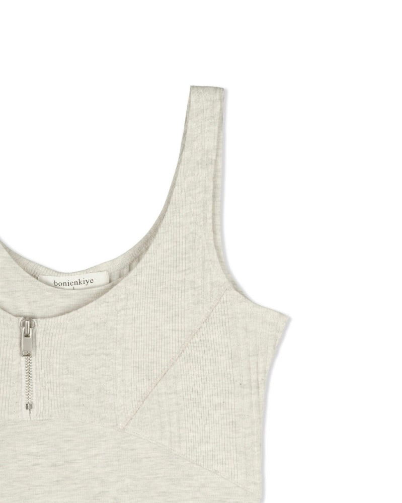 【bonienkiye】Side-Cutout Mini Dress