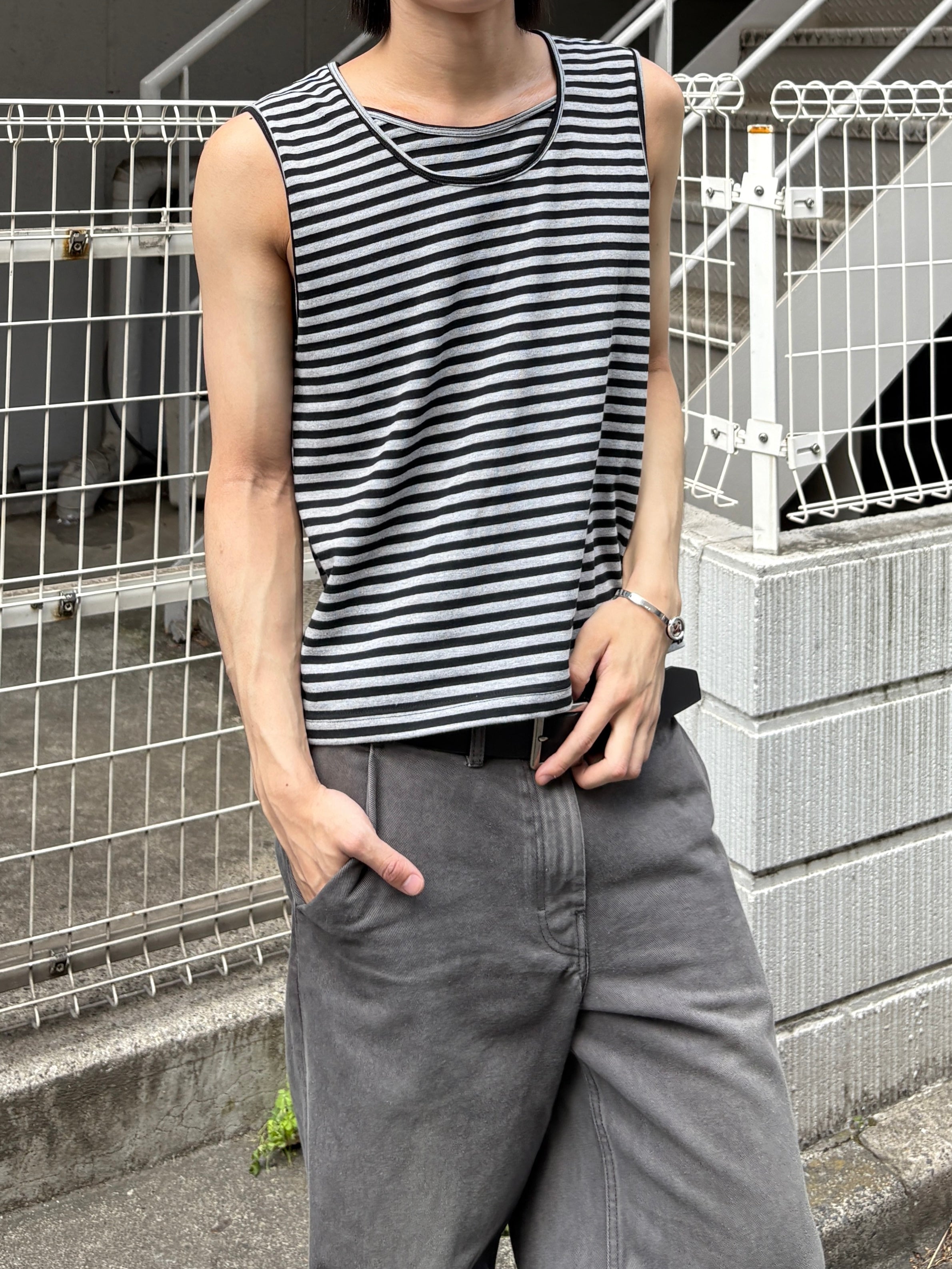 国際発送【youll】vintage leather button bracelet