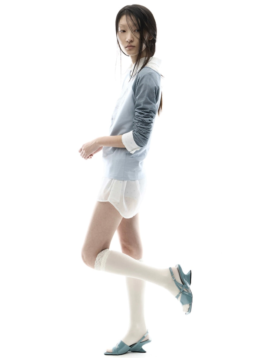 【OJOS】Star Slingback Heels