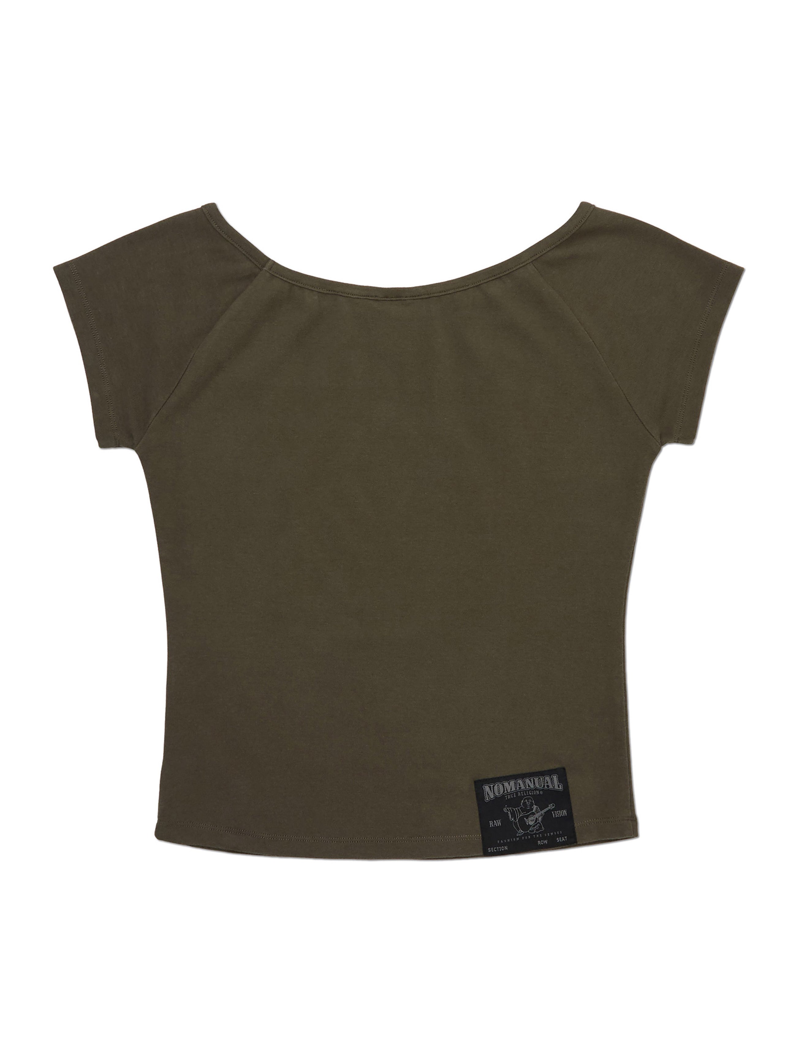 【NOMANUAL×TRUE RELIGION】NO RELIGION ONE SHOULDER TOP