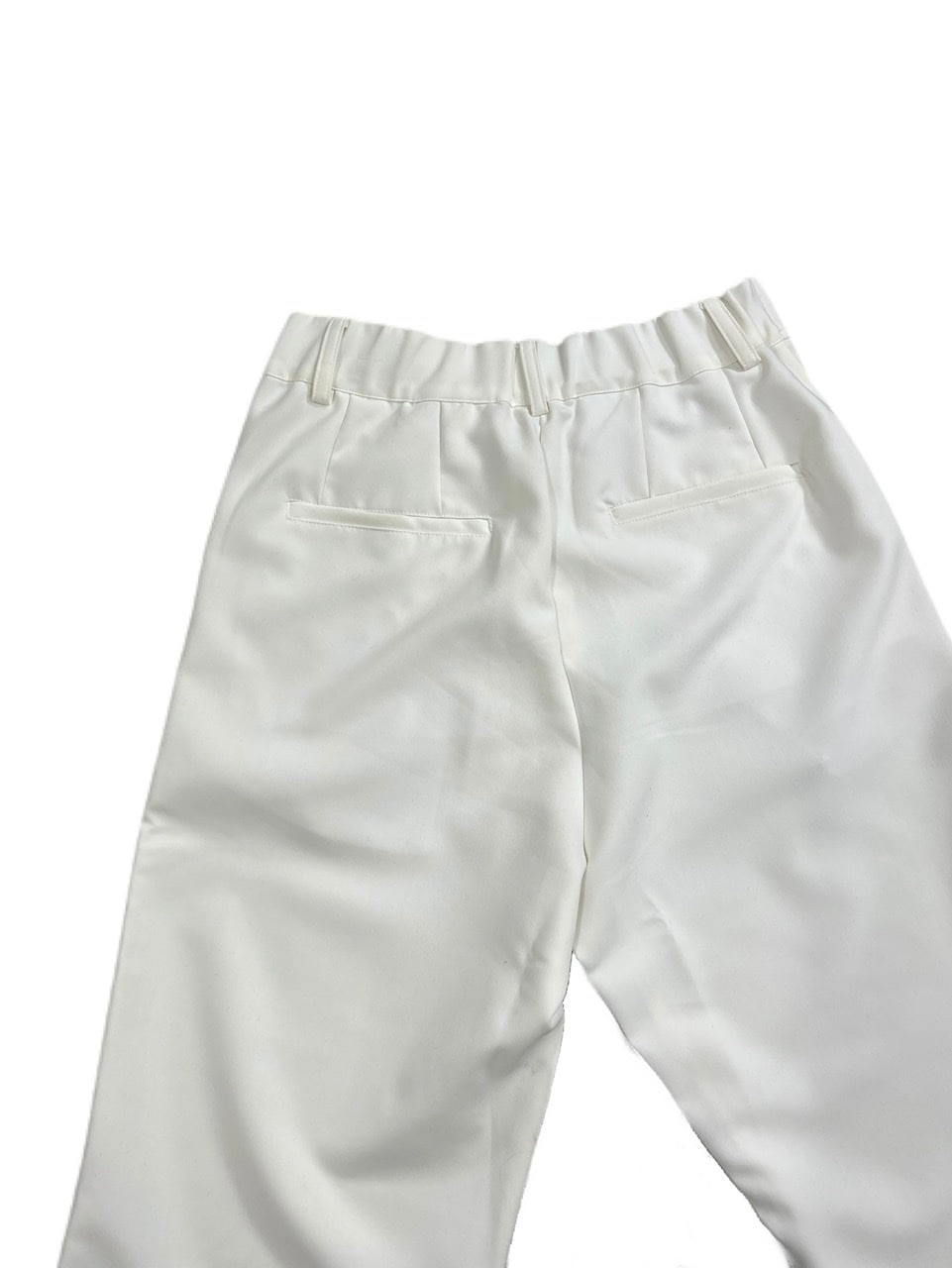 【Chikashitsu + ORIGINAL】full length flare slacks (2color)