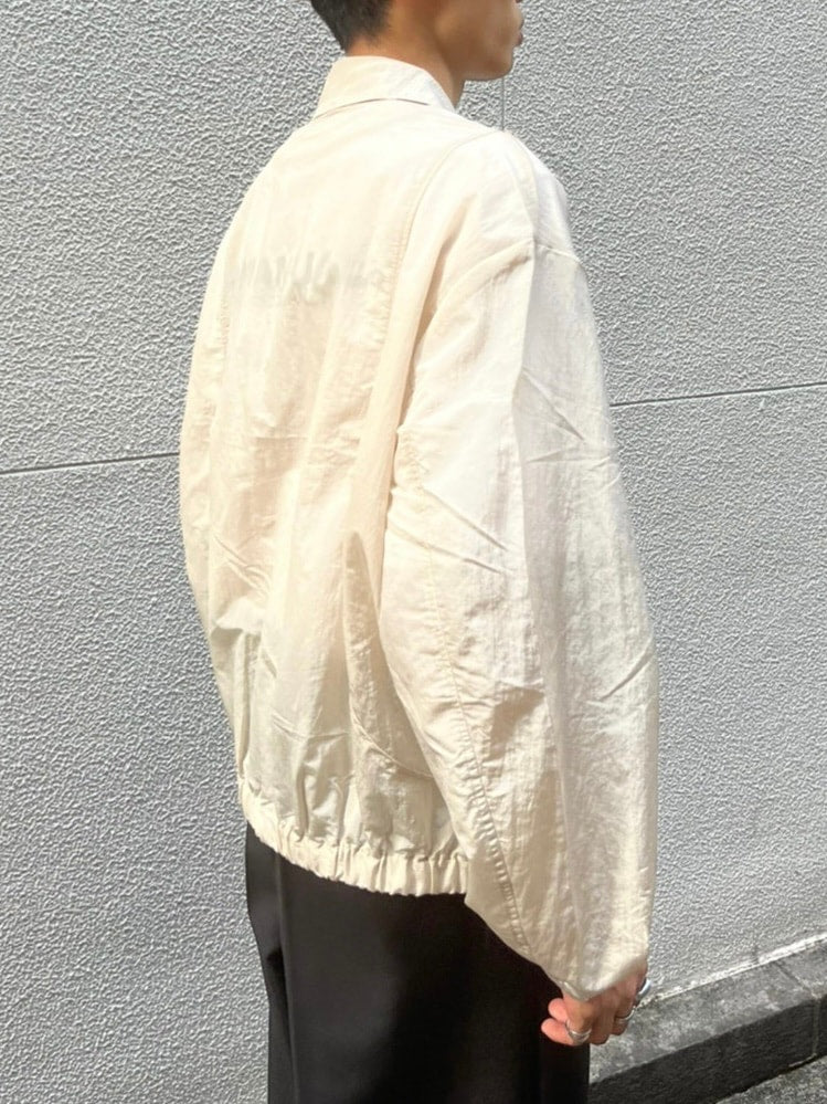 受注制【Chikashitsu +】shoulder slit design blouson (3color)