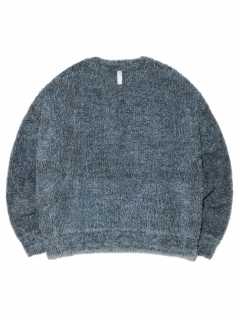 【NOMANUAL】CROPPED HAIRY KNIT (15color) / 【ノーマニュアル】クロップドヘアリー長袖ニット