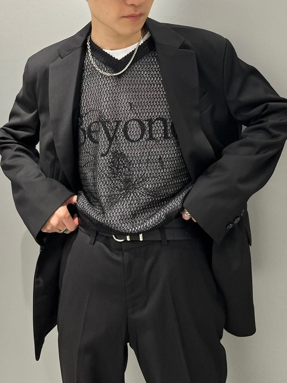 【Chikashitsu +】set up shingle jacket (4color)