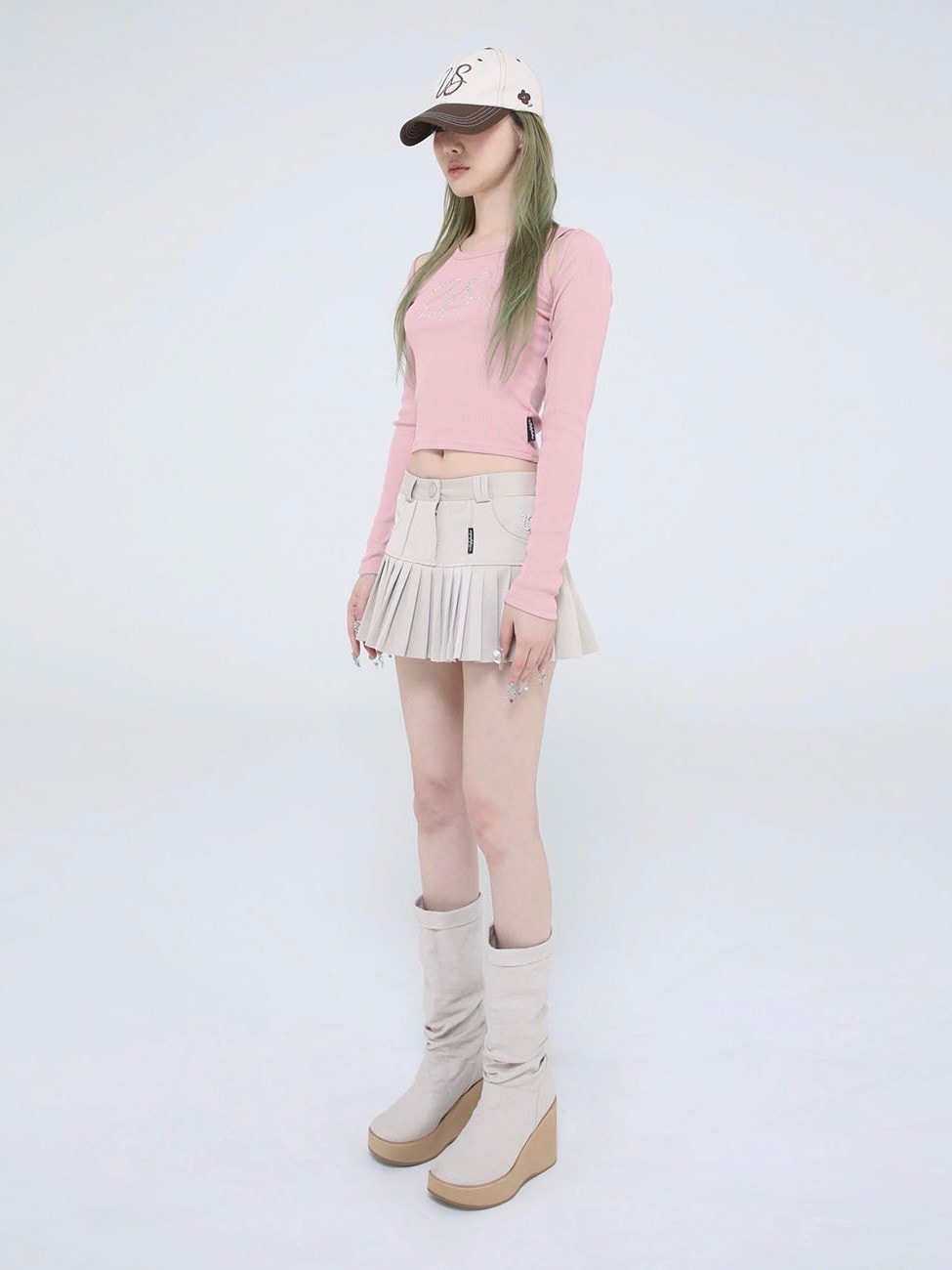 【Ugly shadow】DAILY CROP CARDIGAN