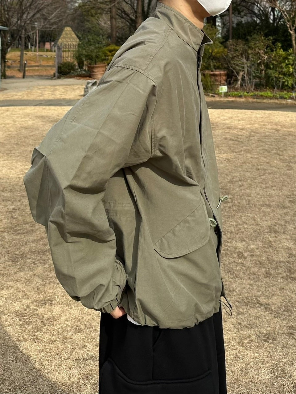 受注制【Chikashitsu +】cotton blouson(3color) / 【チカシツプラス】コットンジャケット