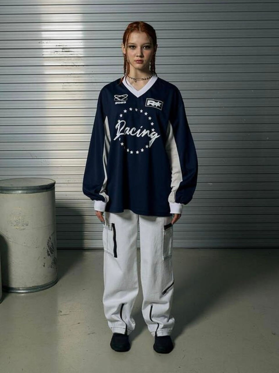 【runningHIGH】MOTOR CYCLE JERSEY PULLOVER TOP