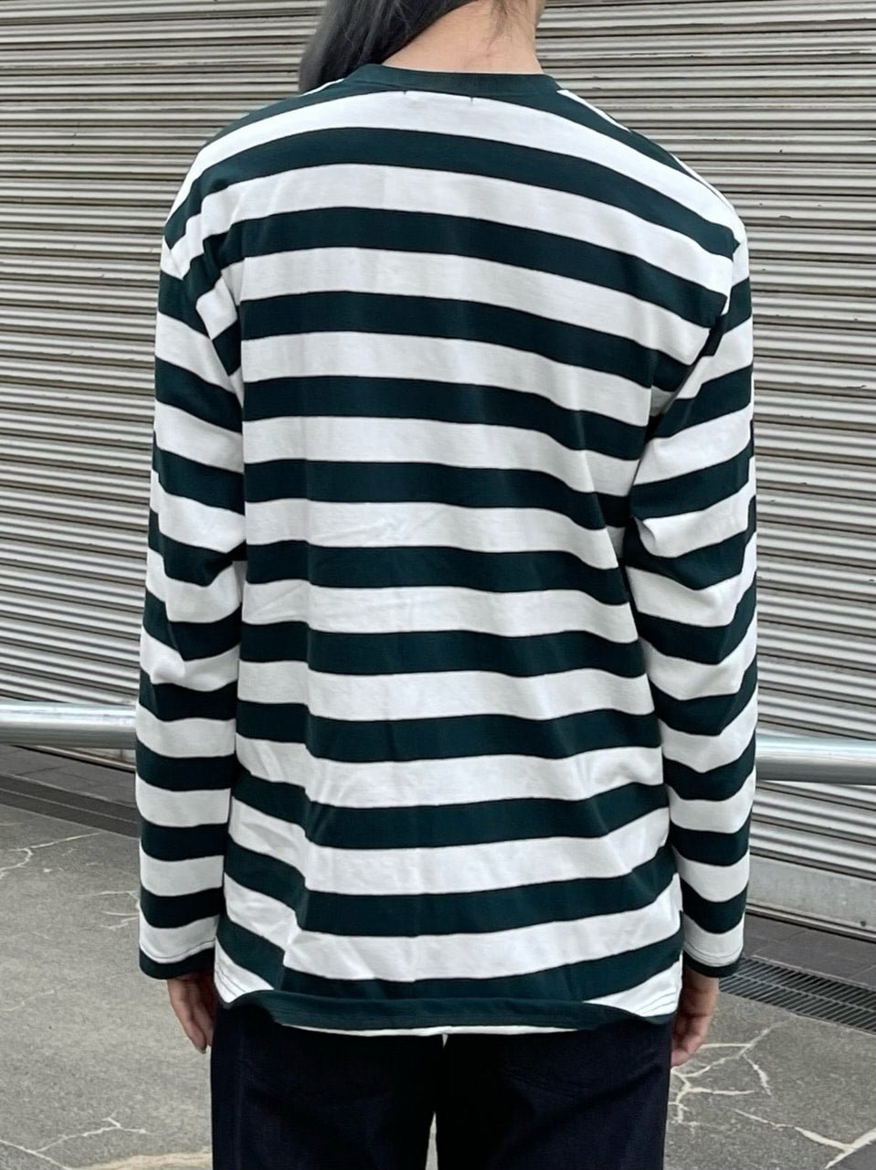 受注制【Chikashitsu +】border long sleeve (2color)