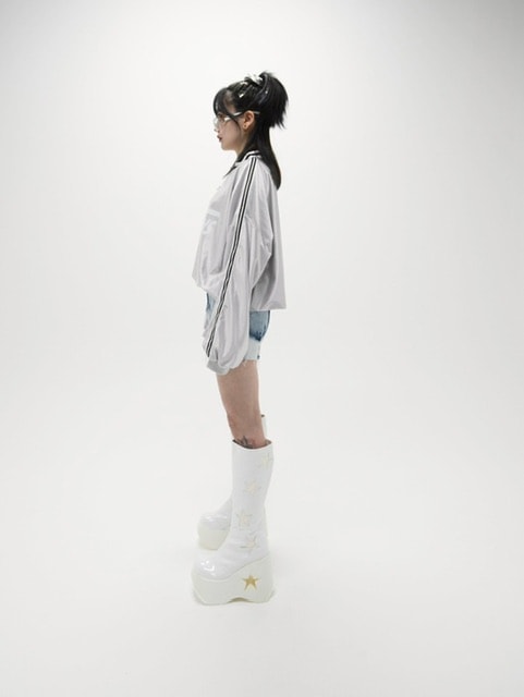 受注制【Never mind the XU】uniform line long sleeve tee (2color)