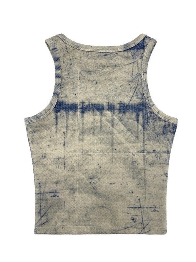 【BLR BLUER】BLR Printed Sleeveless