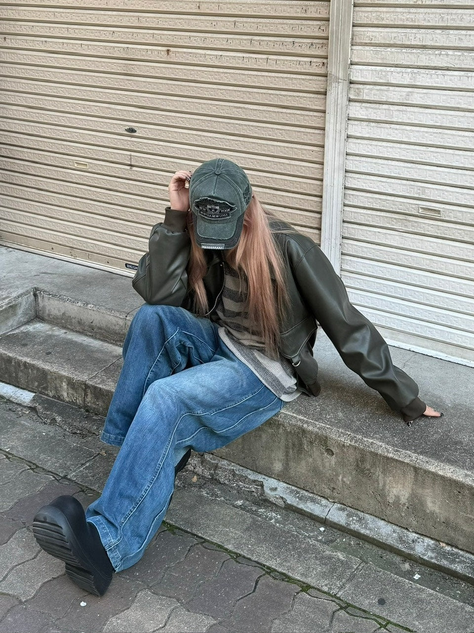 大阪店WEB限定【Chikashitsu +】vintage design cap (3color)