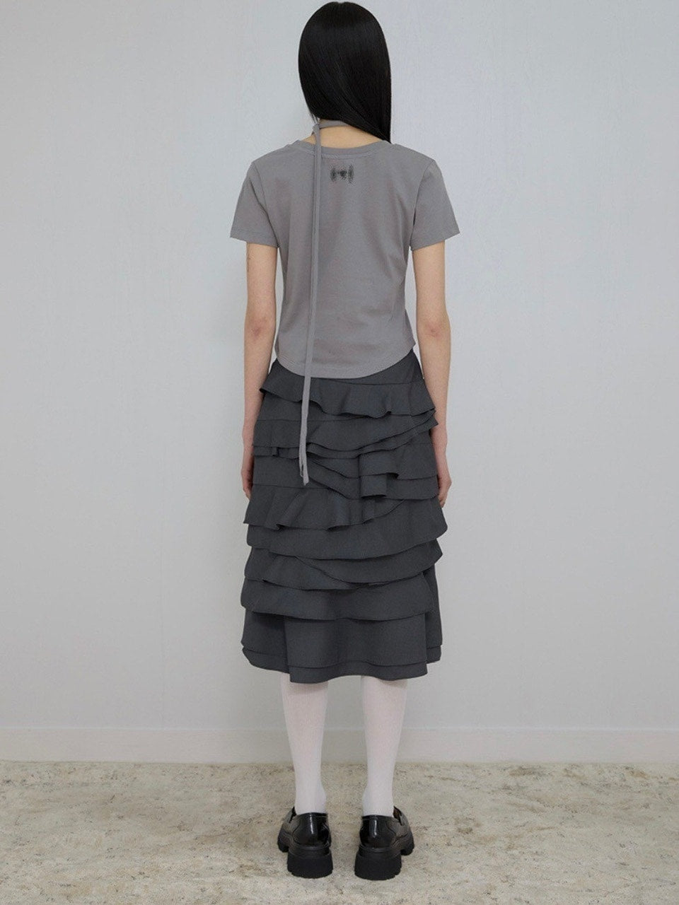 【FLAREUP】Vanish Tie Scarf T-Shirt