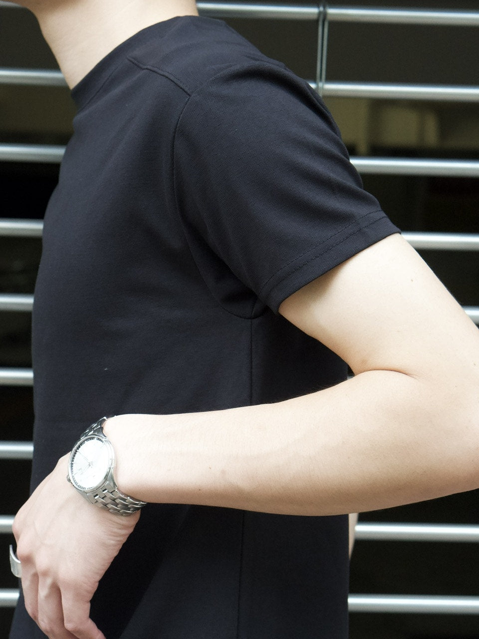 東京店WEB限定受注制【Chikashitsu +】compact crew neck tee (3color)