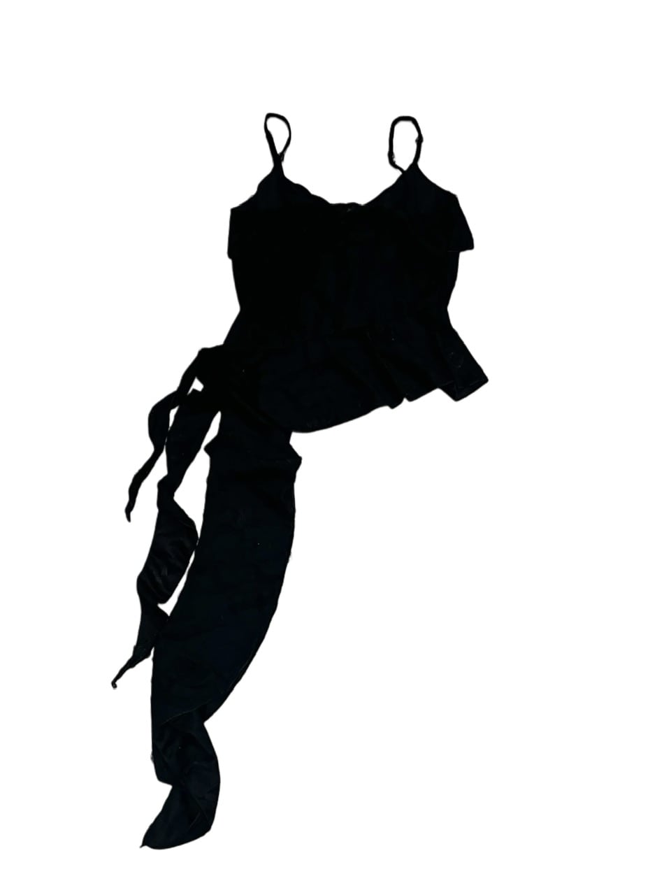 受注制【Never mind the XU】damage frill sleeveless (3color)