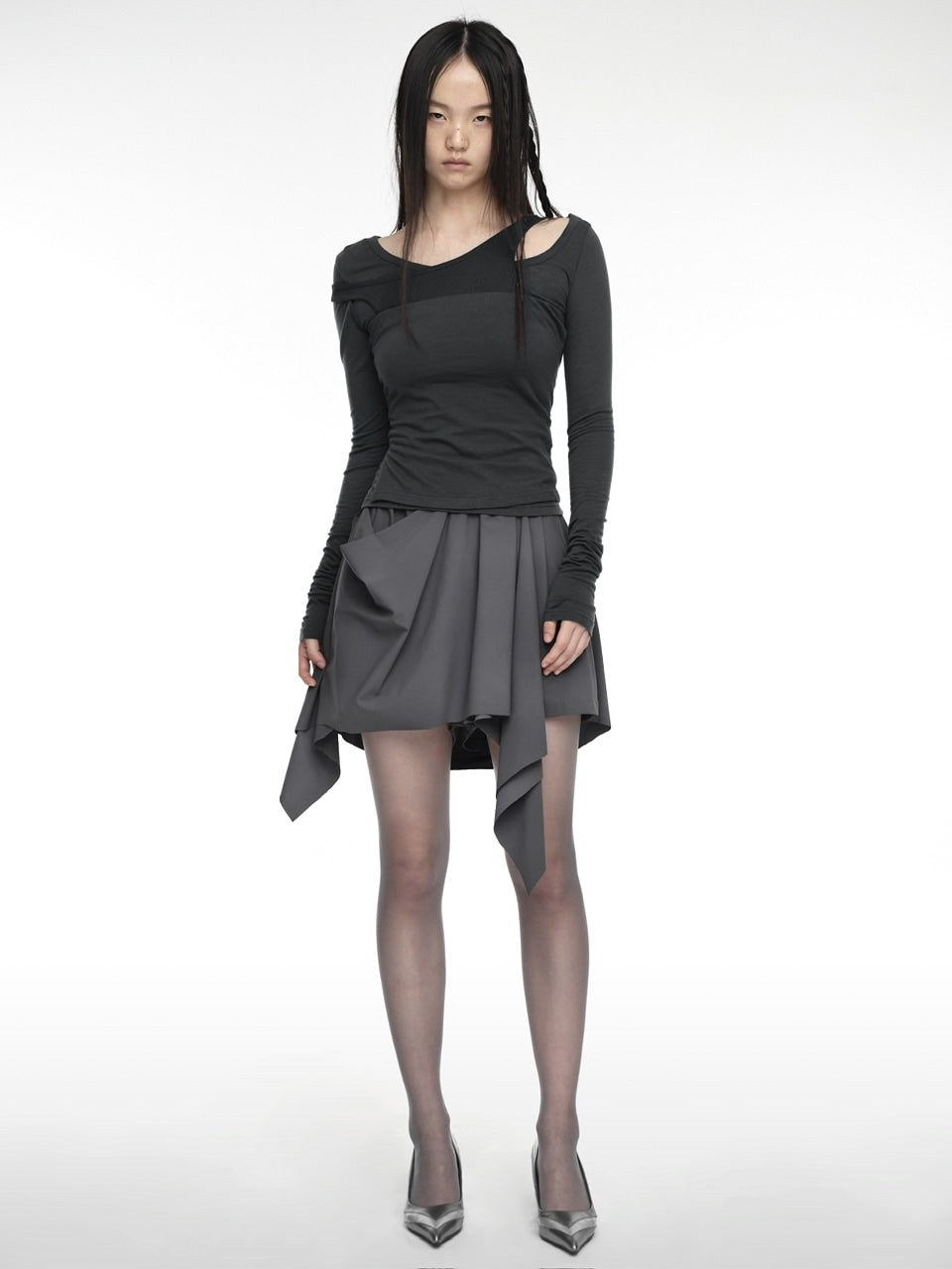 【NACHE】MIXED LAYERED LONG SLEEVE