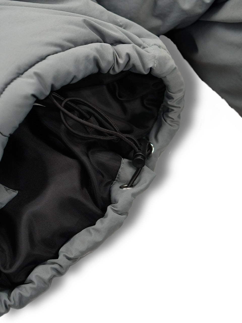 【CS】2way cropped puffer jacket (charcoal)