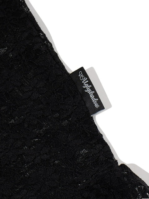 【Uglyshadow】LACE FRILL CARDIGAN / 【アグリーシャドウ】レースフリル長袖カーディガン