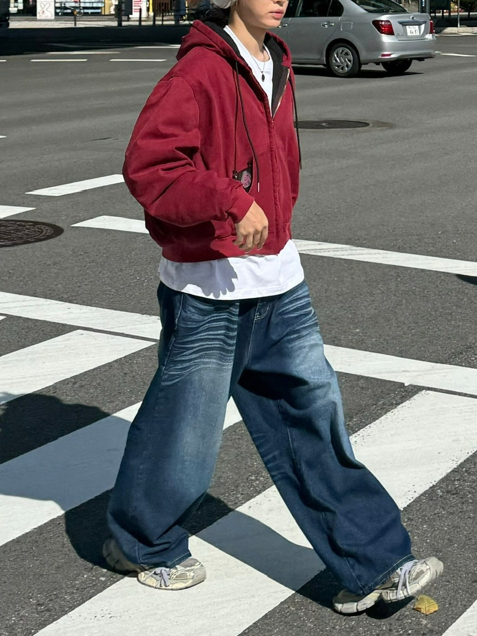 受注制【Chikashitsu +】cropped hooded work blouson (2color) / 【チカシツプラス】クロップドフードジップアップパーカーワーク長袖ブルゾン