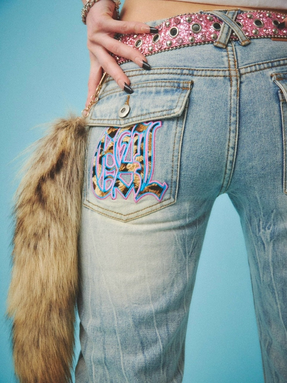 【GALFY】GALローライズフレアデニム