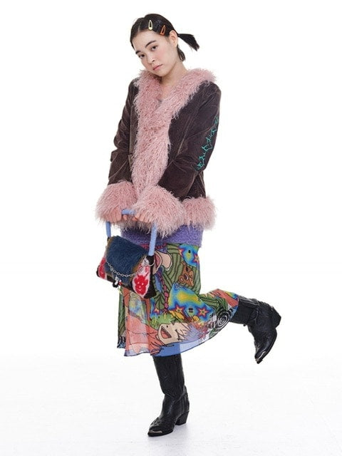 【YOUTHBATH】Fluffy washed jacket