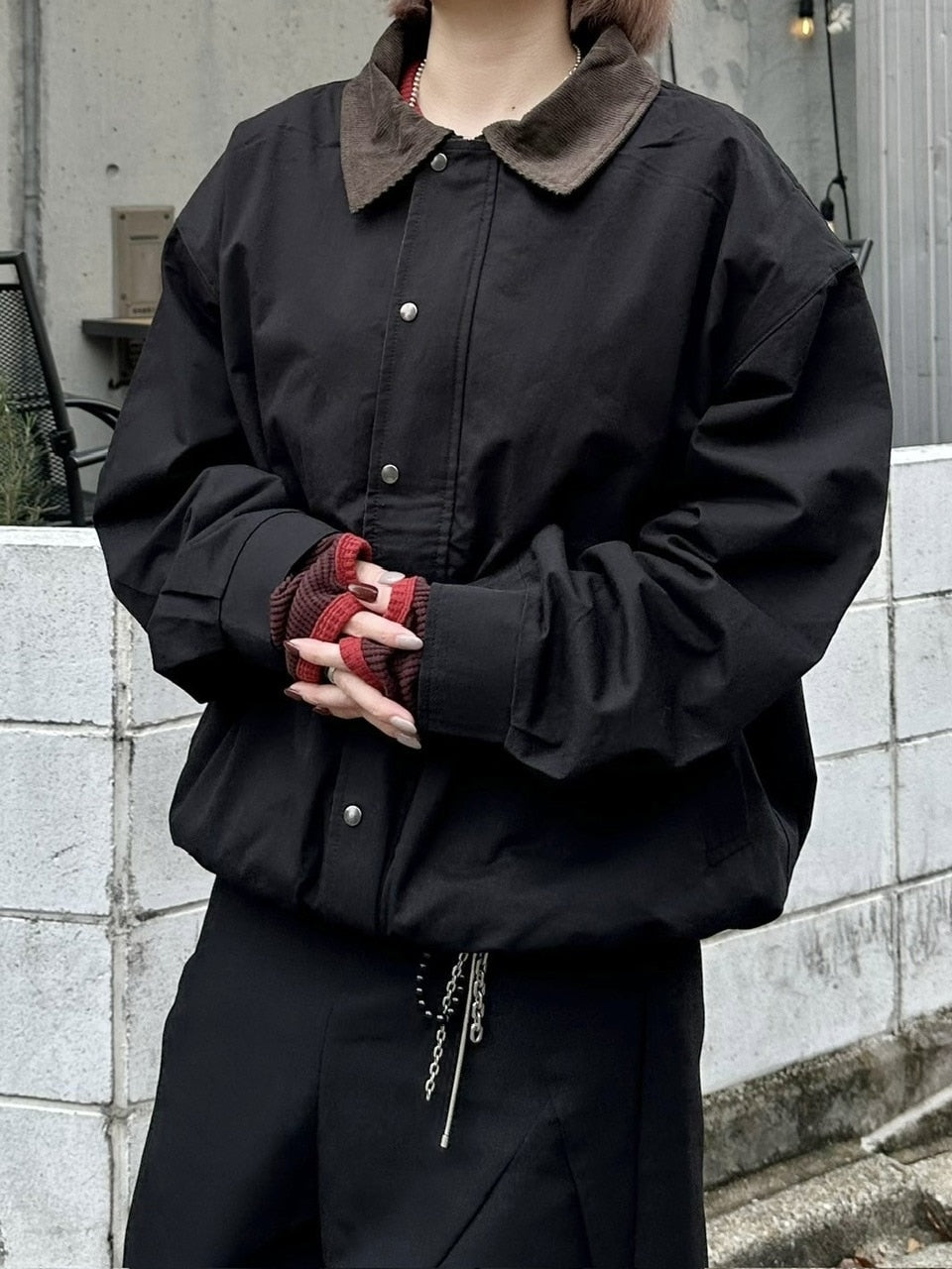 受注制【youll】corduroy color short jacket