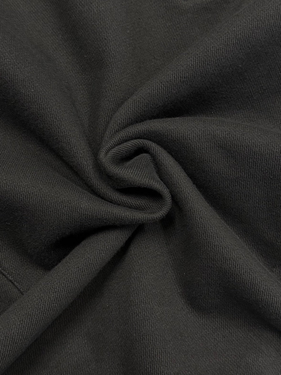 【CS】cropped double zip hoodie (black)