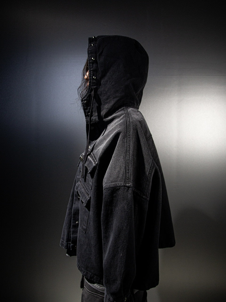 【DIG YOUR OWN GRAVE】PAILOT DENIM HOODIE CUSTOM
