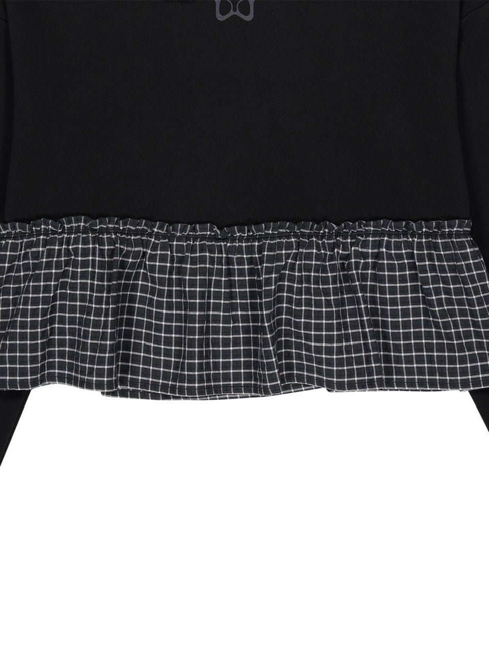 【TUOMIO】FRILL LAYERED HOOD