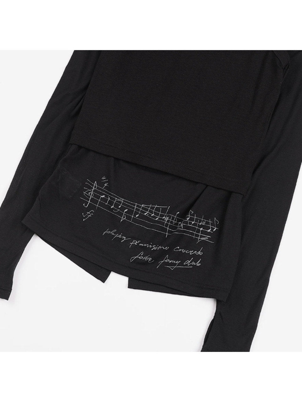 【FANCY CLUB】3-WAY BUTTON LAYERED LONG SLEEVE / 【ファンシークラブ】ボタンベストレイヤード長袖Tシャツ