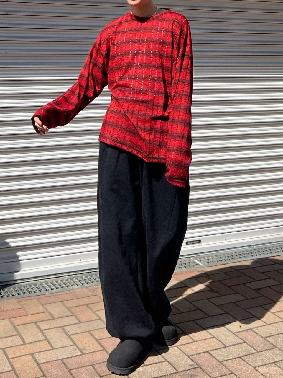 【Chikashitsu +】gradation border knit (5color) / 【チカシツプラス】グラデーションボーダー長袖ニット