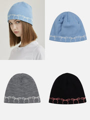 【GATELESS】RIBBON BEANIE