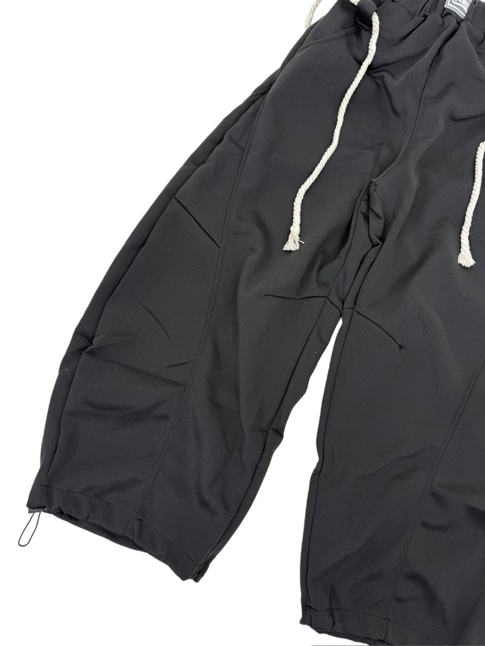 【Nerd out XU】waist rope loose sweat pants (2color) / 【ナードアウトエックスユー】ウエストロープルーズスウェットパンツ