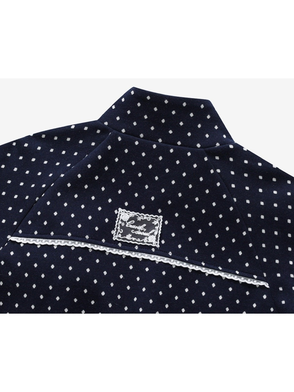 【CRANK】ROSE DOT TRACK JACKET / 【クランク】ローズドットダブルジップトラックジャケット