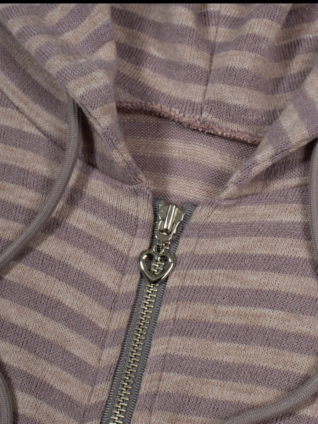 【Uglyshadow】US STRIPED HOOD ZIP UP