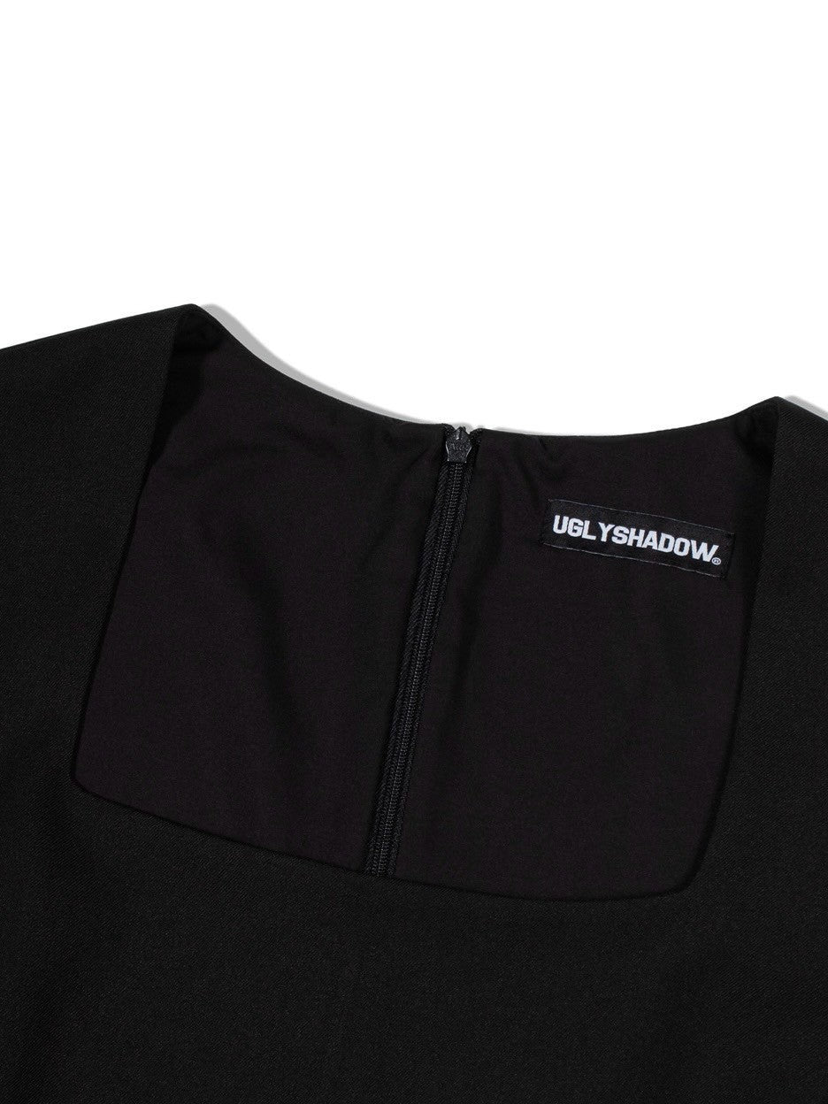 【Uglyshadow】SQUARE RIBBON DRESS