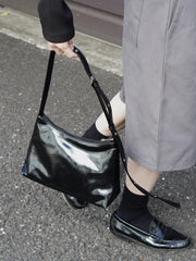 東京店WEB限定受注制【Chikashitsu +】PU Leather cross bag (4color)