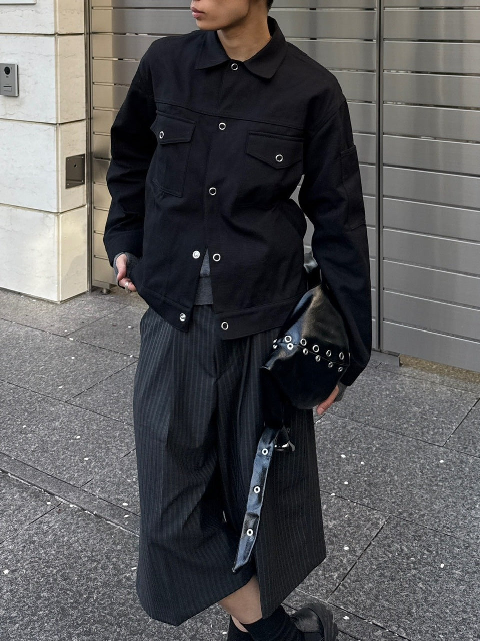 東京店WEB限定受注制【Chikashitsu +】eyelet cross bag