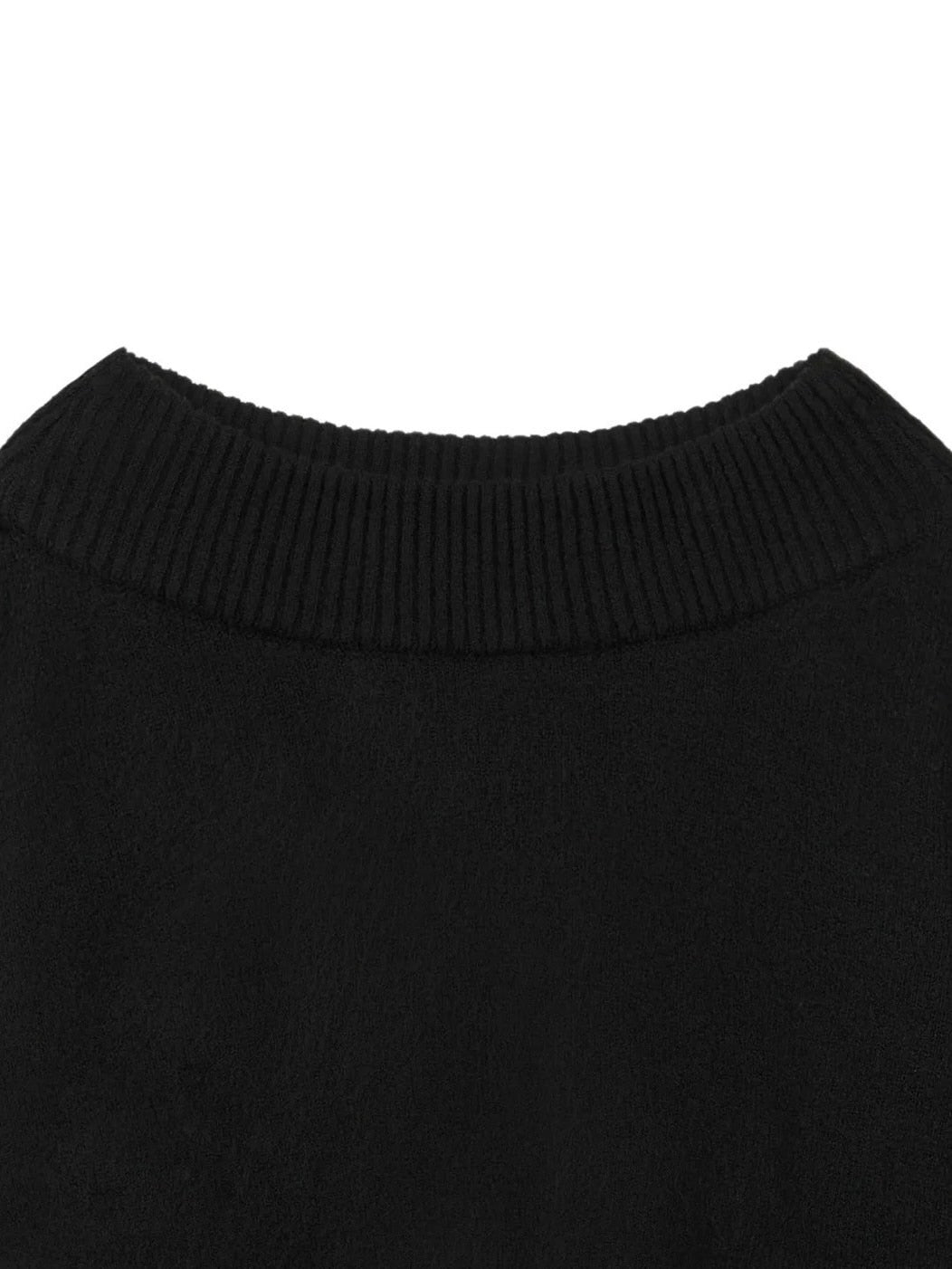 【ROCK CAKE】Off Shoulder Damaged Knit