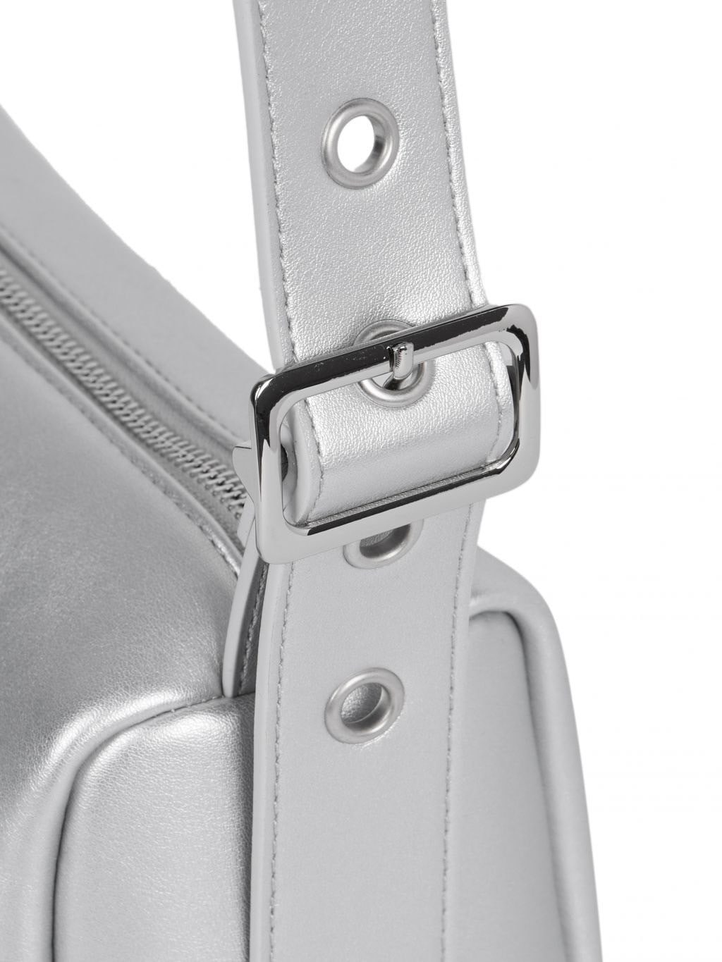 【ROCK CAKE】Square Leather Belt Shoulder Bag