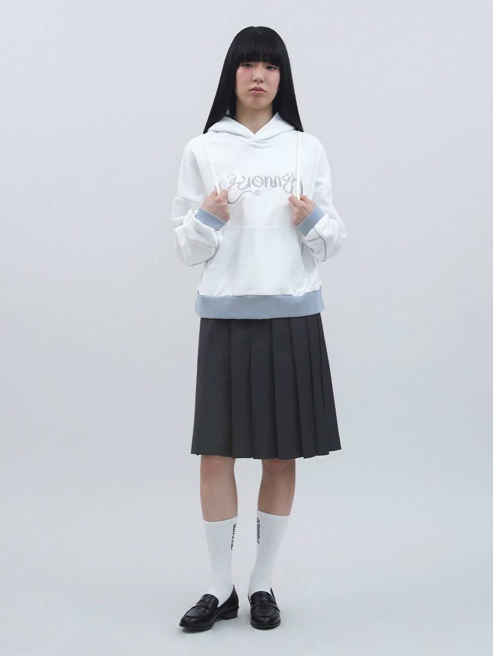 【TUOMIO】MIDI PLEATS RIBBON CULOTTES