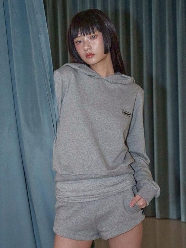 【ODDONEOUT】TUCK HOODIE / 【オッドワンアウト】タックフード長袖パーカー