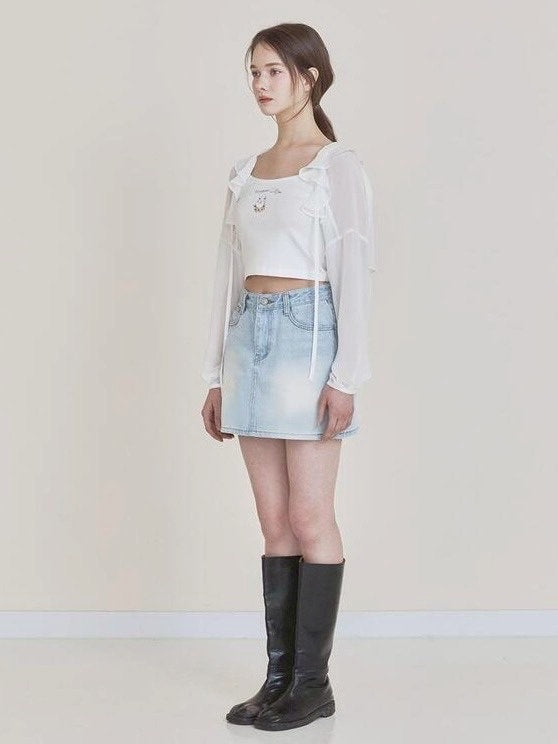 【NOTYOURROSE】Fairy chiffon bolero