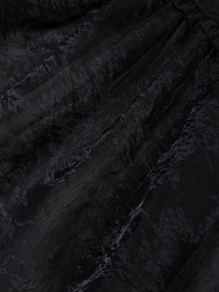 【Uglyshadow】ORGANZA RIBBON BLOUSE